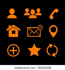 Contact icons