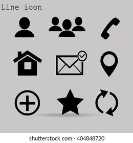 Contact icons