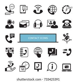 contact icons