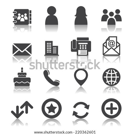 Contact icons