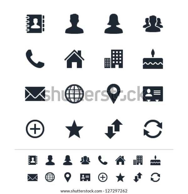 Contact\
icons