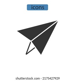 Contact icons  symbol vector elements for infographic web
