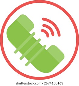 Design de vetor de ícone plano de informações de contato