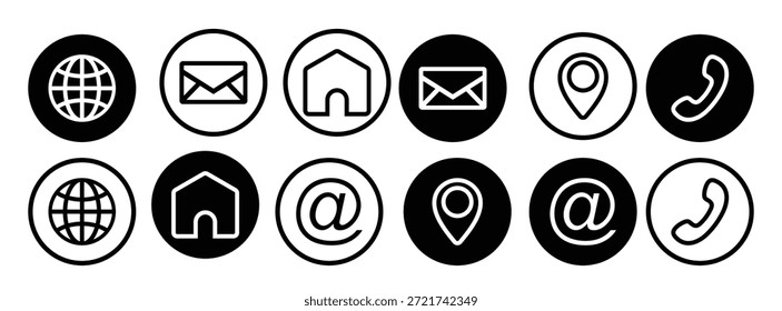 contact information and personal data icon