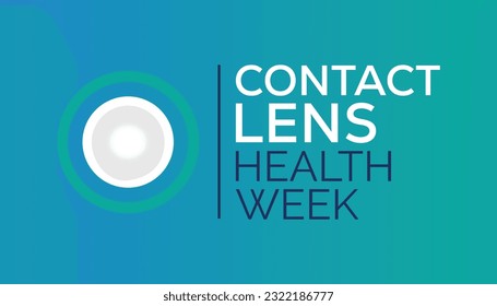 Contact lens health week is observed every year in August. Healthy contact lens hygiene practices