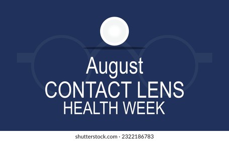Contact lens health week is observed every year in August. Healthy contact lens hygiene practices