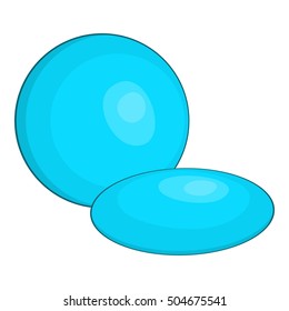Contact lens icon. Cartoon illustration of contact lens vector icon for web design