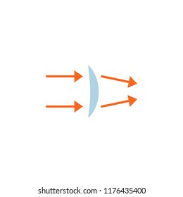 contact lens illustration. Element of optometry icon for mobile concept and web apps. Colored contact lens illustration can be used for web and mobile