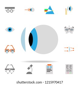 contact lens illustration icon. optometry icons universal set for web and mobile
