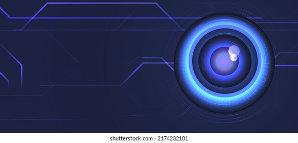 Contact Lens That Can Access the Metaverse and futuristic technology and Augmented reality , Virtual reality and earth ,digital access and Ai technology