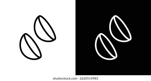 contact lenses icon vector, illustration logo template in trendy style