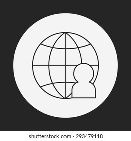 contact line icon