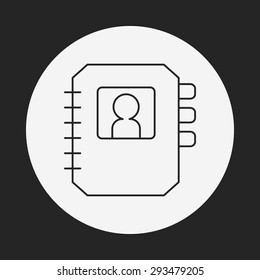 contact line icon