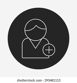 contact line icon