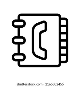 Vektorgrafik der Kontaktzeilensymbolgrafik