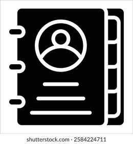 Contact List Icon Element For Design