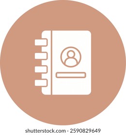 Contact List Icon Symbol Art Sign