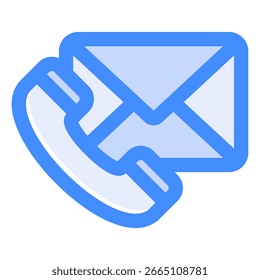 Símbolo do ícone Email de Contato. Ilustração vetorial.