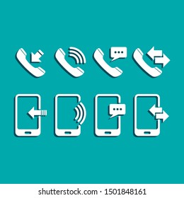 Contact Me Icon Set, Web Element Design