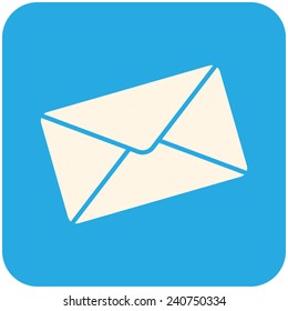 Contact, modern flat icon