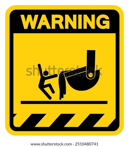Contact with Molten Material Warning Sign, Vector Illustration, Isolate On White Background Label. EPS10