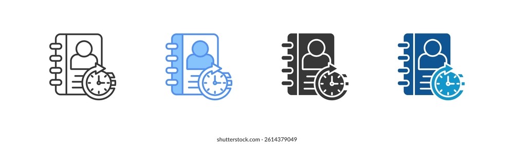 Contact Multi Style Icon Sheet