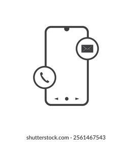 Contact options include phone and email displayed on phone screen.