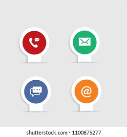 Contact plate set