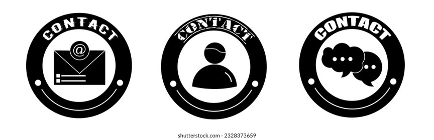 Contact product sale icon vector illustration. Design for shop and sale banner business.