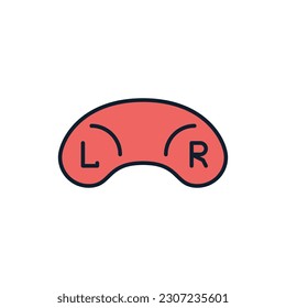 Contact related vector line icon. Isolated on white background. Vector illustration. Editable stroke