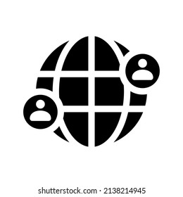 Contact Sharing Icon Vector Symbol Design Illustration