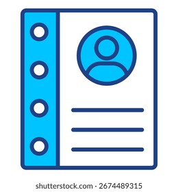 Contact Simple Vector Icon Collection