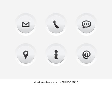 Contact & Support UI Buttons