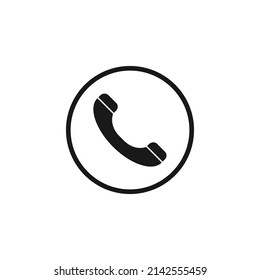 Contact symbol icon vector on white background.