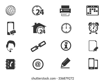 Contact symbol for web icons