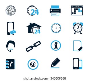 Contact symbol for web icons