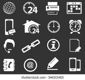 Contact symbol for web icons