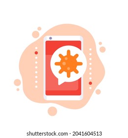 Contact Tracing App Vector Icon