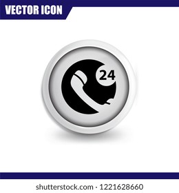 Contact Us all time icon vector template. E-commerce icon sign element