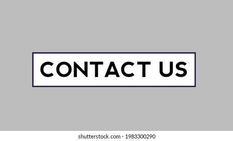  Contact Us Button On Grey Background