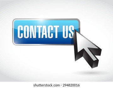 contact us button sign concept illustration design graphic