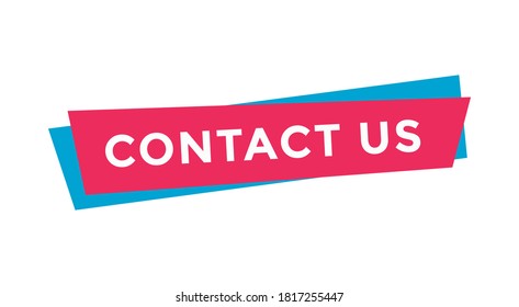 contact us button, contact us signs, contact us icons vector