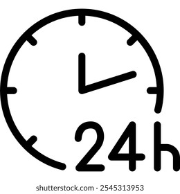 Contact us, Call Center, 24 on 7. Vector Icon