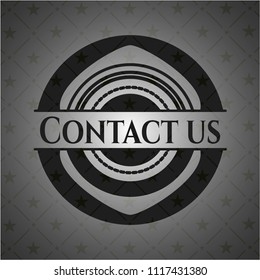 Contact us dark emblem