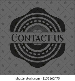 Contact us dark emblem