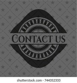 Contact us dark emblem