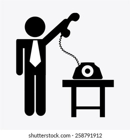 contact us design, vector illustration eps10 graphic 