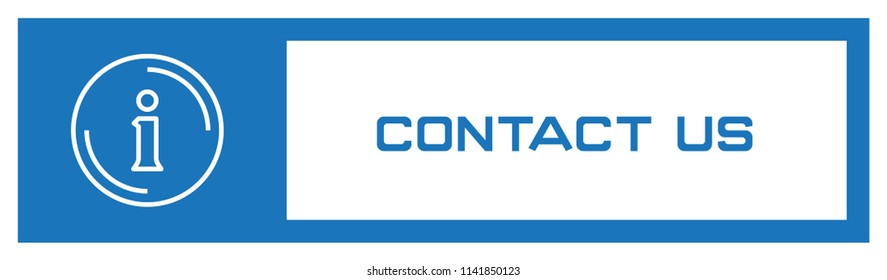 Contact Us Fill Icon Concept