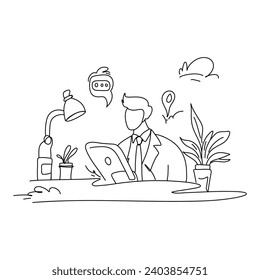 Contact Us Flat Illustration, meticulously crafted to streamline customer interactions and optimize website usability. Let our experts guide you towards achieving a standout online presence by contact