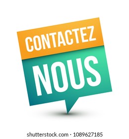 13 Contactez Nous Images, Stock Photos & Vectors | Shutterstock